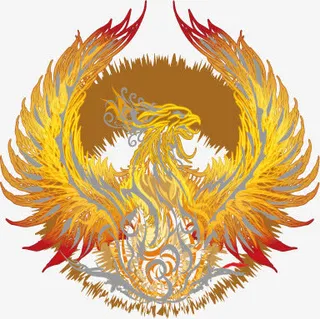 火焰凤凰设计矢量素材免抠