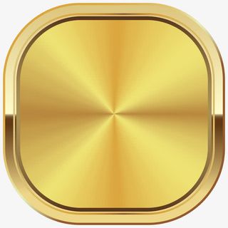 手绘金色卡片边框免抠