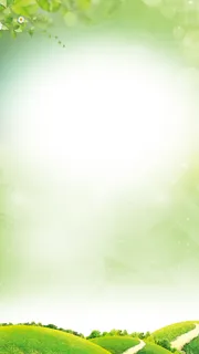 简约绿色春天源文件H5背景高清