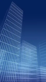 深蓝色大楼框架背景图高清 深蓝色大楼框架背景图高清