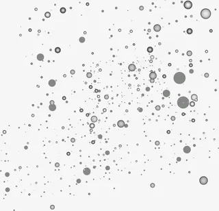 灰色简约圆圈气泡免抠