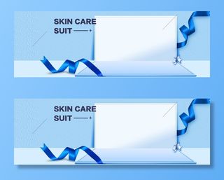 化妆品全屏海报美妆通栏海报高清