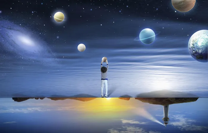 儿童科技感背景印刷背景高清