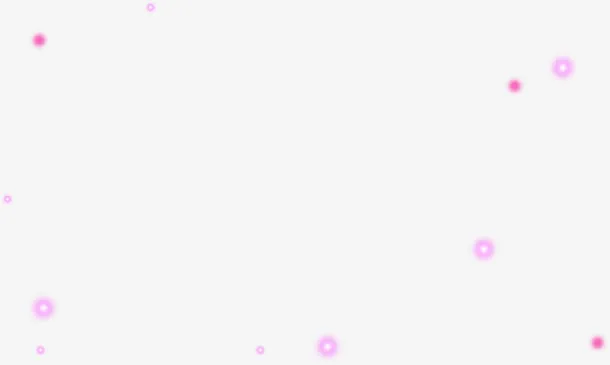 紫色手绘唯美星光免抠