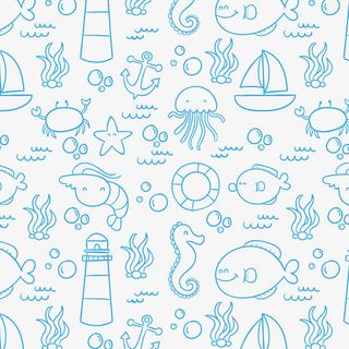 矢量海洋素材免抠