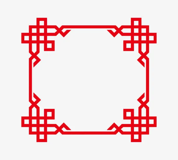 中式边框免抠