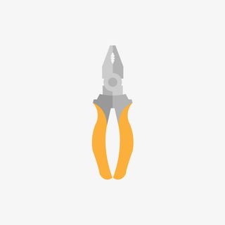 黄灰色老虎钳免抠