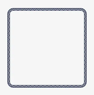 中国风花纹边框矢量图免抠
