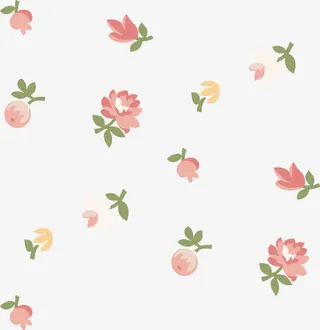 矢量粉色小花背景