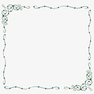 小清新淡雅欧式边框素材免抠