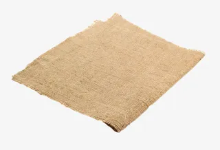 黄色粗麻布免抠