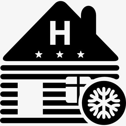 农村酒店三星的图标免抠