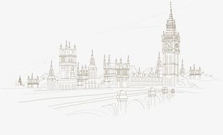 手绘建筑素材免费下载免抠