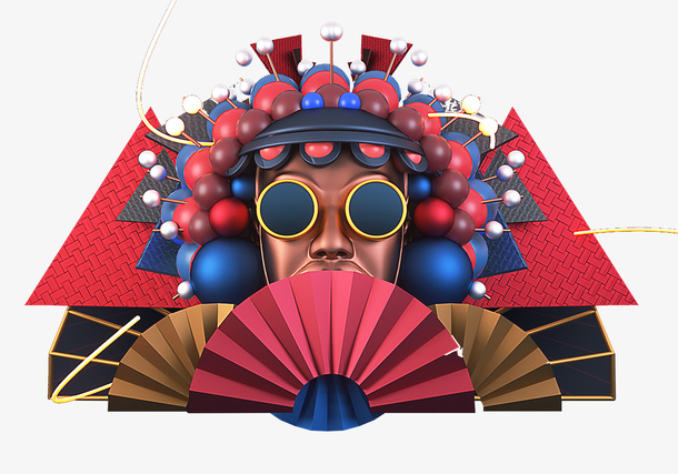 国潮京剧素材免抠