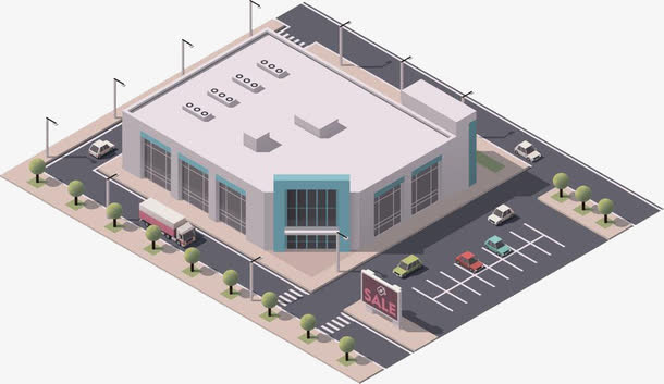 房屋效果图免抠