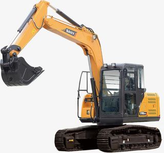 行驶挖掘机工具工地免抠