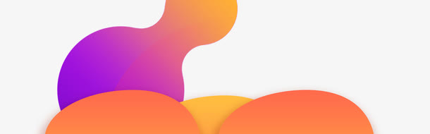 不规则图形背景装饰