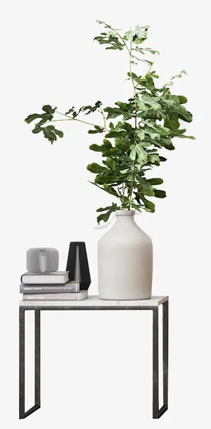 现代花瓶装饰物免抠