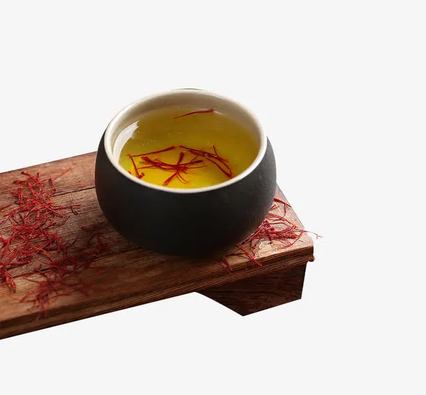 藏红花茶免抠