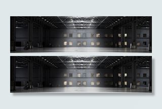 工厂车间海报banner背景高清