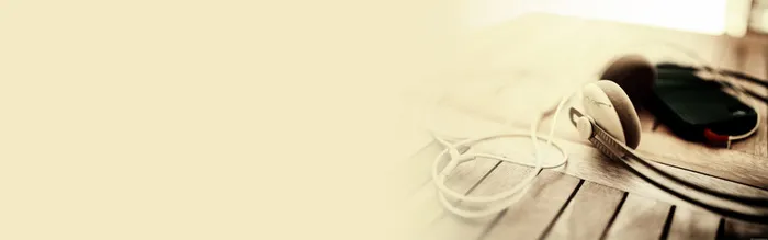 简约耳机banner高清