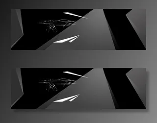 淘宝男装专用创意banner设计免抠