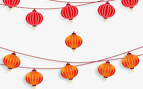 中国风的灯笼免抠