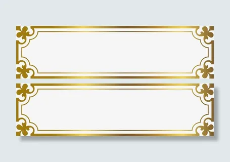 奢华金色边框免抠 奢华金色边框免抠