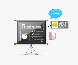 黑板商业图标免抠