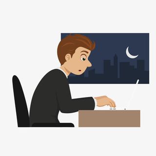 熬夜加班免抠