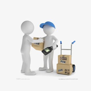 顺丰快递员签收快递免抠