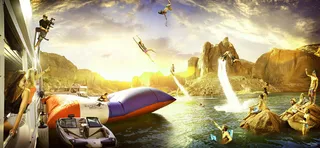 夏日激情背景高清