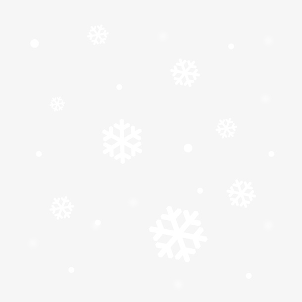 春节冬季雪花飘落免抠