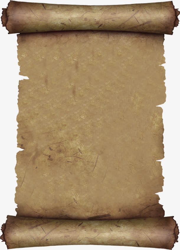 棕色纹理纸张装饰免抠