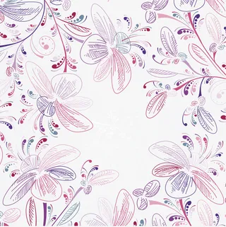 紫色清新花朵免抠