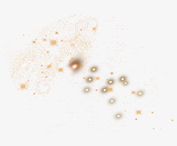 金灿灿的光亮免抠