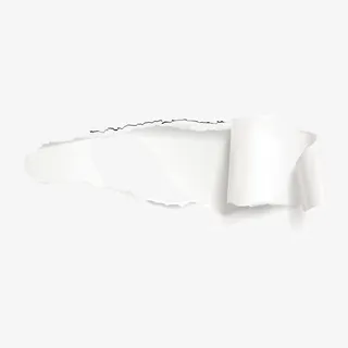 卡通白纸撕破效果免抠