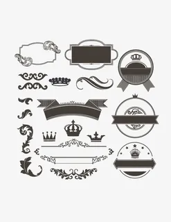 万圣节标题标签图案免抠