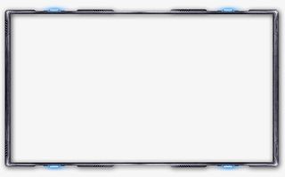 游戏提示 边框  科幻免抠