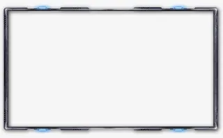 游戏提示 边框  科幻免抠