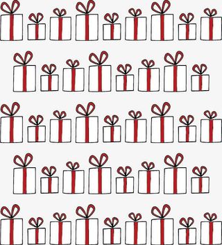 矢量卡通礼物盒背景