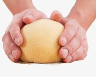 双手揉面团免抠