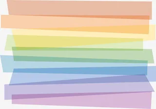 彩色条纹底纹免抠