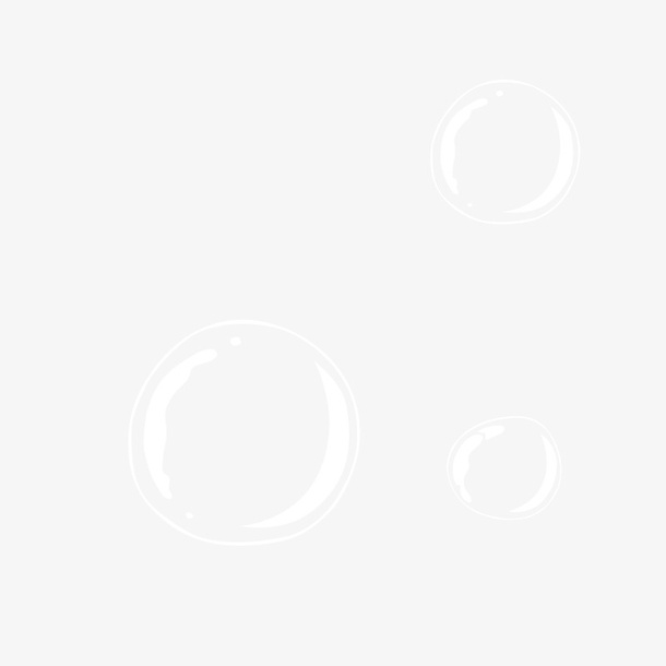 透明泡泡元素免抠