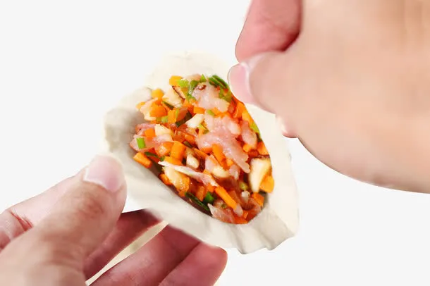 节日包饺子免抠
