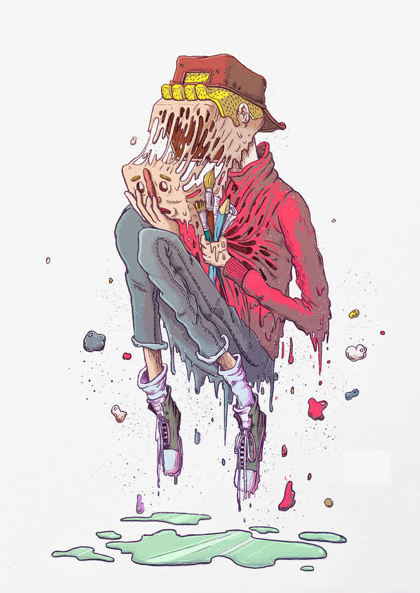 搞怪人物免抠