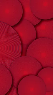 圆圈条纹中国红节日喜庆红色背景素材免抠背景节日背景元素