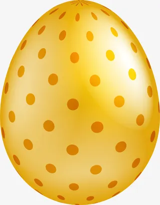 金色闪耀圆点彩蛋免抠