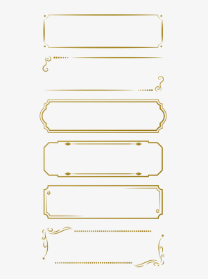 欧式边框文本框免抠标签元素