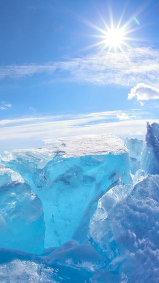 冰雪冬季唯美H5背景高清